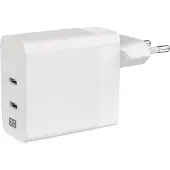 Xtrememac 65W Dual USB-C Charger | Eco-Friendly PD for MacBook & iPhone