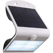 Eglo Lamozzo-aurinko-LED-seinävalaisin, valkoinen, korkeus 21 cm, liiketunnistin Lamozzo, Valkoinen/opaali, Synteettinen materiaali, Moderni