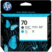 Hp Ink – No 70 Printhead/matte black+Cyan (C9404A)