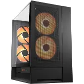 Cougar Gehaeuse Midi-Tower OmnyX, ARGB, Schwarz (CGR-2WA3B-RGB)