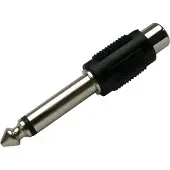 Schwaiger KHA4010 533, RCA, 6.3mm, Musta (KHA4010533)