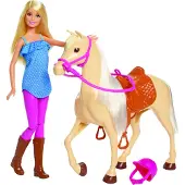 Mattel Doll and Horse