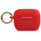 GUESS GUACAPSILGLRE AirPods Pro cover czerwony/red Silicone Glitter (GUACAPSILGLRE)