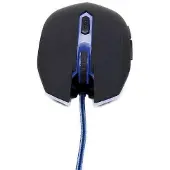 Gembird MUSG-001-B, Molempikätinen, USB A-tyyppi, 2400 DPI, Musta, Sininen