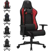 Sense7 Spellcaster armchair black and red