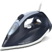Philips 7000 series DST7030/20 HV-höyrysilitysrauta, tummansininen, Kuiva- & höyrysilitysrauta, SteamGlide Plus -pohjalevy, 2 m, 250 g/min, Sininen...