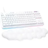 Logitech G713 Tactile, mekaaninen pelinäppäimistö, GX Brown, valkoinen