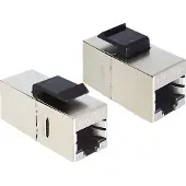 Allteq 86204, RJ45, RJ45, Musta, Hopea
