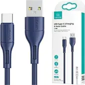 Usams 1m USB-C-kaapeli Pikalataus Sininen