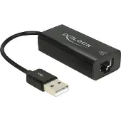 DeLOCK – USB 2.0 Type-A Network Adapter 10/100 Mbps LAN 1 x RJ45 (62595)