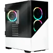 Enermax K8, Midi Tower, PC, Valkoinen, ATX, mikro ATX, Mini-ITX, SPCC, Karkaistu lasi, Pelaaminen (ECA-EK8-WW-ARGB)