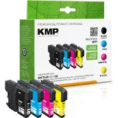 KMP – B78V, Musta, Syaani, Magenta, Keltainen, 12,7 ml, 4 kpl, 450 sivua, 325 sivua, Monipakkaus (1522,4805)