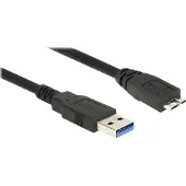 DeLOCK – USB 5 Gbps Cable Type-A male to Type Micro-B male 1 m black (85072)