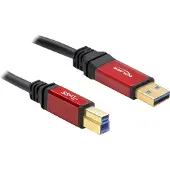 DeLOCK Premium - USB-kaapeli - USB Type A (han) til USB Type B (han) - USB 3.0 - 3 m - lajittelu