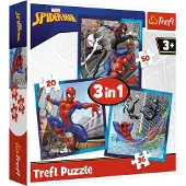 Trefl SPIDER-MAN Palapelisetti 3 in 1