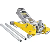 Vevor matalaprofiilinen lattiatunkki 3 tonnia (6600 paunaa), raskaaseen käyttöön tarkoitettu alumiininen hydraulinen kilpa-autotunkki, hydraulinen autontunkki, kaksimäntäinen pikanostopumppu, nostokor