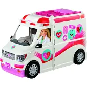Mattel Barbie 2-in-1 ambulance play set (with light & noise)