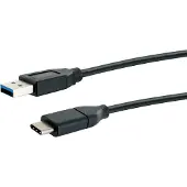 Schwaiger LK 050 C USB cable USB 3.2 Gen 2 (3.1 Gen 2) 0.5 m USB A USB C Black (LK050C533)