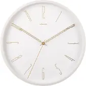 Karlsson Belle Numbers Metal White seinäkello KA5898WH