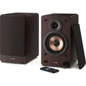 Sharp CP-SS30 BT Hifi-Lautsprecher braun column