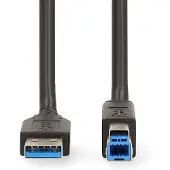 Nedis 2 m USB-B kaapeli