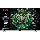 TCL C6K 85C6K, 2,16 m (85"), 3840 x 2160 pikseliä, QD-Mini LED, Älytelevisio, Wi-Fi, Metallinen