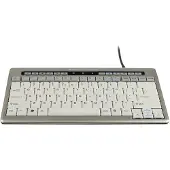 BakkerElkhuizen – BakkerElkhuizen S-board 840, Tenkeyless (80–87 %), Langallinen, USB, Näppäimen saksikytkin, AZERTY, Vaaleanharmaa, Valkoinen (BNES840DFR)