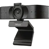 Trust Luota Teza 4K Ultra HD -verkkokameraan, 3840 x 2160, 2 integroidulla mikrofonilla ja automaattitarkennuksella, USB Plug &amp; Play