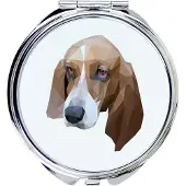 Art-Dog Basset Hound - peili kuva ja geometrinen merkki Art-Dog-merkiltä, XS