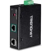 Trendnet TI-SG104, IEEE 802.3, IEEE 802.3ab, IEEE 802.3af, IEEE 802.3at, IEEE 802.3bt, IEEE 802.3u, 10/100/1000Base-T(X), musta, Metalli, Täysi, Puoli