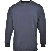 Portwest Base Layer harmaa tekninen pitkähihainen aluspaita