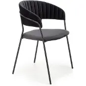 Halmar 4 tuolin sarja K426, musta