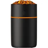 INF Volcano Humidifier HS01: Simuloi liekkiä, puhdista ilmaa Black
