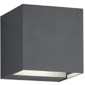 TRIO LED-seinävalaisin ulos Trio Adaja 80x80x80mm antrasiitti