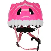 Crazy Safety Dino, pyöräilykypärä, juniori, pinkki