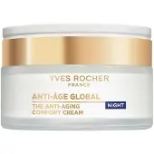 Yves Rocher Anti-Age Global elvyttävä yövoide ryppyjen ehkäisyyn 50 ml