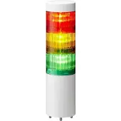 PATLITE LR6-302WJNW-RYG, DC, 24 V, 60 mm, 1 kpl, -20 - 50 °C, 0 - 90 °C