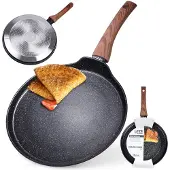 By Lille Vilde Pannukakkupannu graniitti BLACK&amp;WOOD 24 cm musta