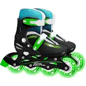 Stamp Skids Control Light-Up Rullaluistimet Koko 30-33, Vihreä/Musta
