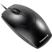 Cherry M-5450, Molempikätinen, Optinen, USB Type-A + PS/2, 1000 DPI, Musta