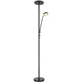 Globo Lighting Led lattiavalaisin Ernst, himmennettävä, Musta, Olohuone/ruokailutila, Metalli, lukulamppu