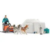 Schleich Wild Life Etelämanner-ekspedisiohahmot ja Varusteet
