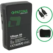 PATONA Premium V-Mount battery 99Wh PD100W USB-C USB-A D-Tap