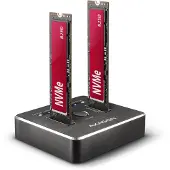 Axagon Dock Station - - ADSA-M2C - Kopio - Kaksois-SSD - USB 3.1 Gen 2