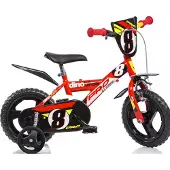Dino Bikes Pro-cross polkupyörä 12" , punainen, 123GLN-06
