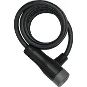 ABUS Star 4508K/150 1.5 m Spiral Cable Lock with Key Black