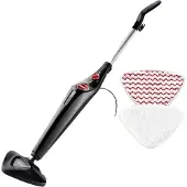 Vileda Steam Plus odkurzacz parowy z PowerPad 1550 W, czarny z czerwonym (168933)