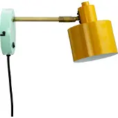 Dyberg-Larsen Ocean Karry/ Messing/ Turkis Væglampe Kort Arm - Yellow - ONE SIZE