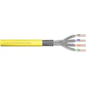 Digitus CAT 7A S-FTP INSTALLATION CABLE, 1500 MHZ DCA (EN 50575), AWG 22/1, 1000 M DRUM, SX, YELLOW (DK-1743-A-VH-10)