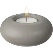 Scandi Living Stone lyhty Ø9 cm Harmaa